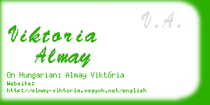 viktoria almay business card